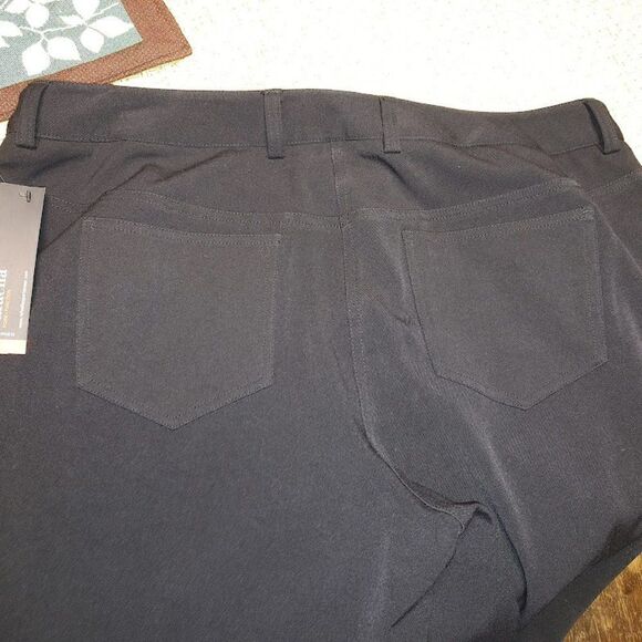 New Rafaella Black Easy Care Stretch Form + Function Pants Size Women's 18W - Picture 2 of 3